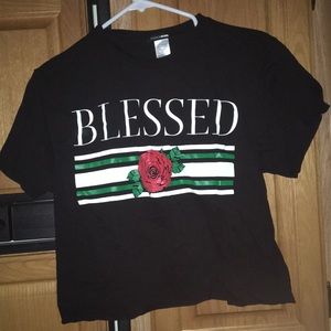 cropped fashion nova tee